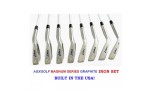 AGXGOLF LOTUS LADIES IRONS SET 4-SW: PETITE, REGULAR OR TALL LENGTHS: STAINLESS STEEL HEADS: BUILT IN THE USA!!!